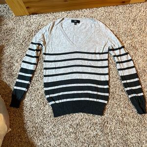 Gray Striped Mossimo Sweater. Size M